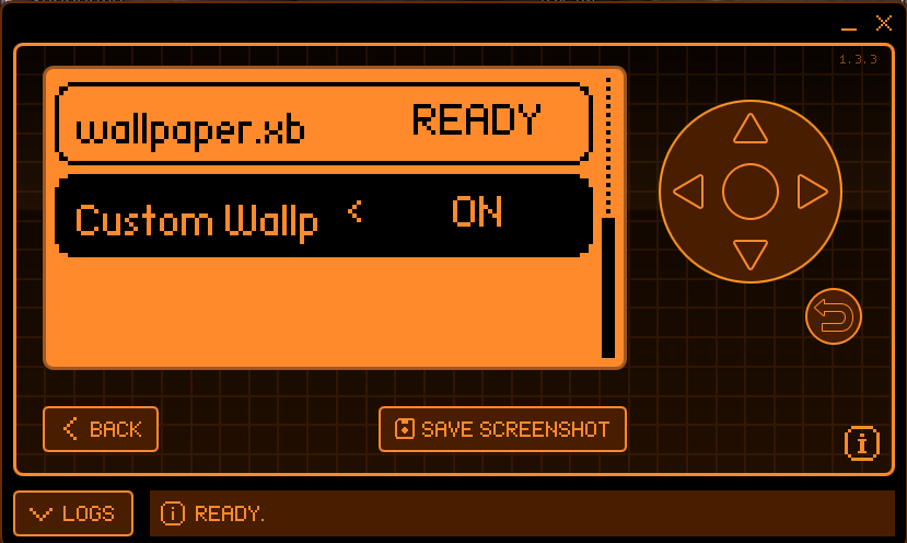 Custom Wallpaper settings with wallpaper.xb READY and toggle ON