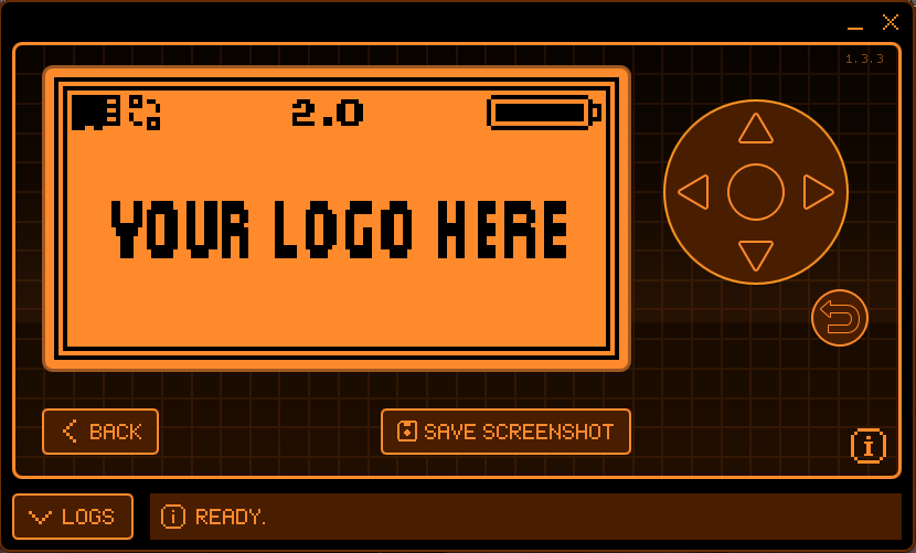 Default logo placeholder wallpaper